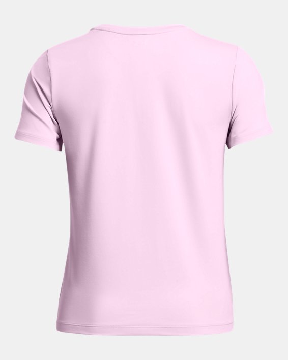 女士UA Meridian短袖T恤 in Purple image number 5